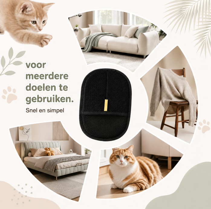 pawtique Haar-handschoen